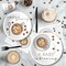 Coffee Baby Shower Decorations Tableware, Coffee Bean Theme A Baby Is Brewing Party Supplies for Birthday, Paper Plates, Cups, Napkins, Disposable Cutlery